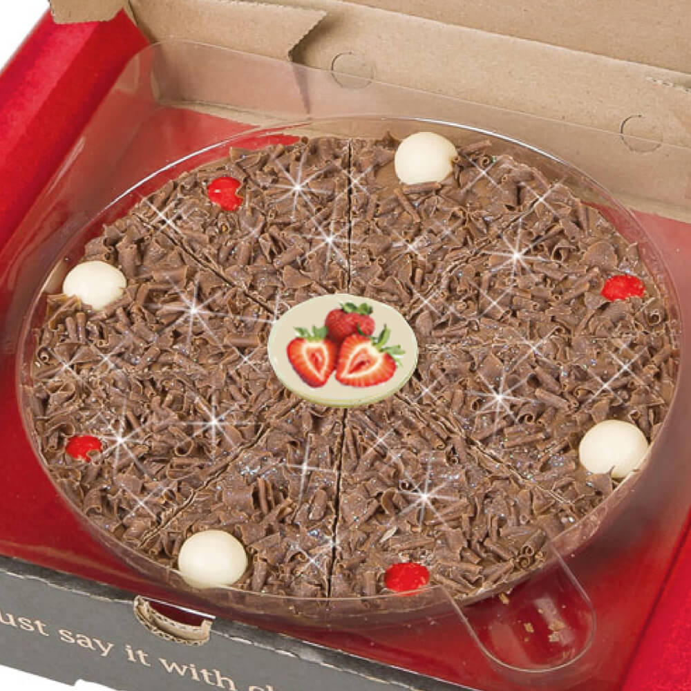 A unique chocolate gift with freeze-dried strawberries and popping candy